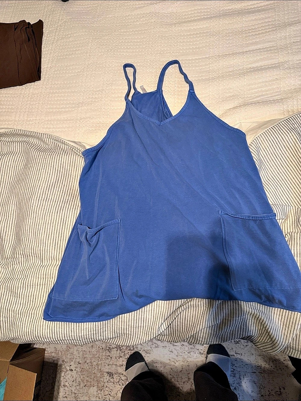 FP movement hot shot mini dress blue